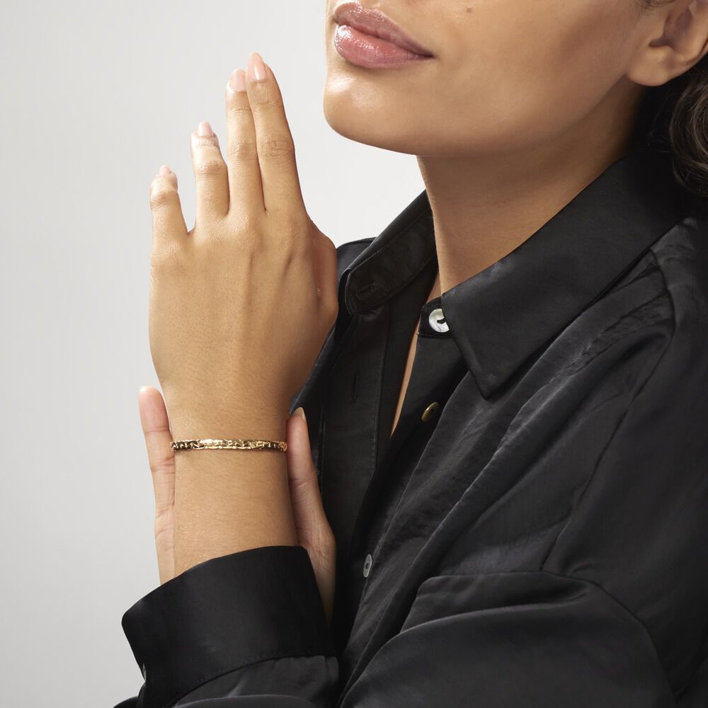Bracelet Ivy Maille Haricot Or Jaune - Bracelets mailles Femme | Marc Orian