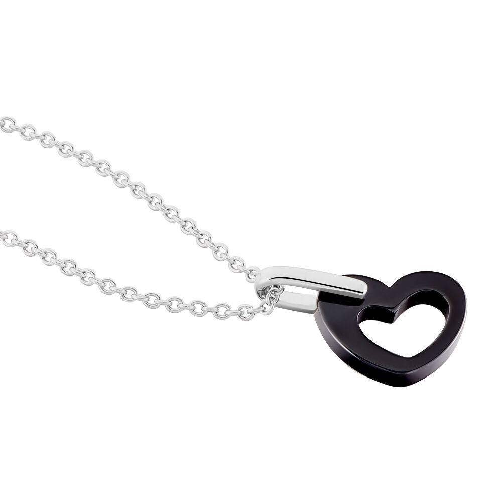 Collier Sumeyra Argent Blanc Céramique Et Oxyde De Zirconium - Colliers avec pierres Femme | Marc Orian