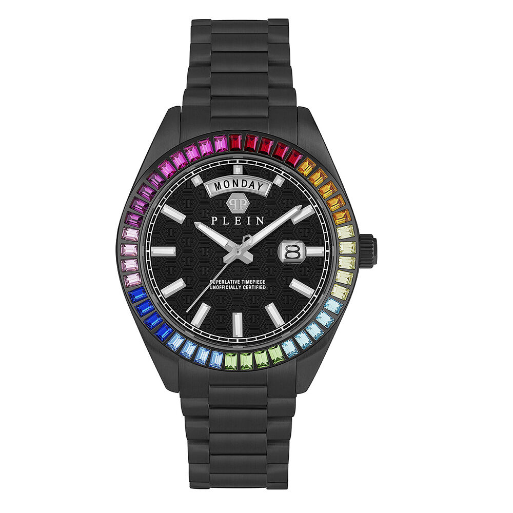 Montre Philipp Plein Date Superlative Gent Noir - Montres étanches Famille | Marc Orian