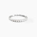 Alliance Pristina Or Blanc Diamant - Alliances avec pierres Femme | Marc Orian