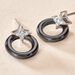 Boucles D'oreilles Pendantes Merelle Argent Blanc Céramique Oxyde - Pendantes Femme | Marc Orian