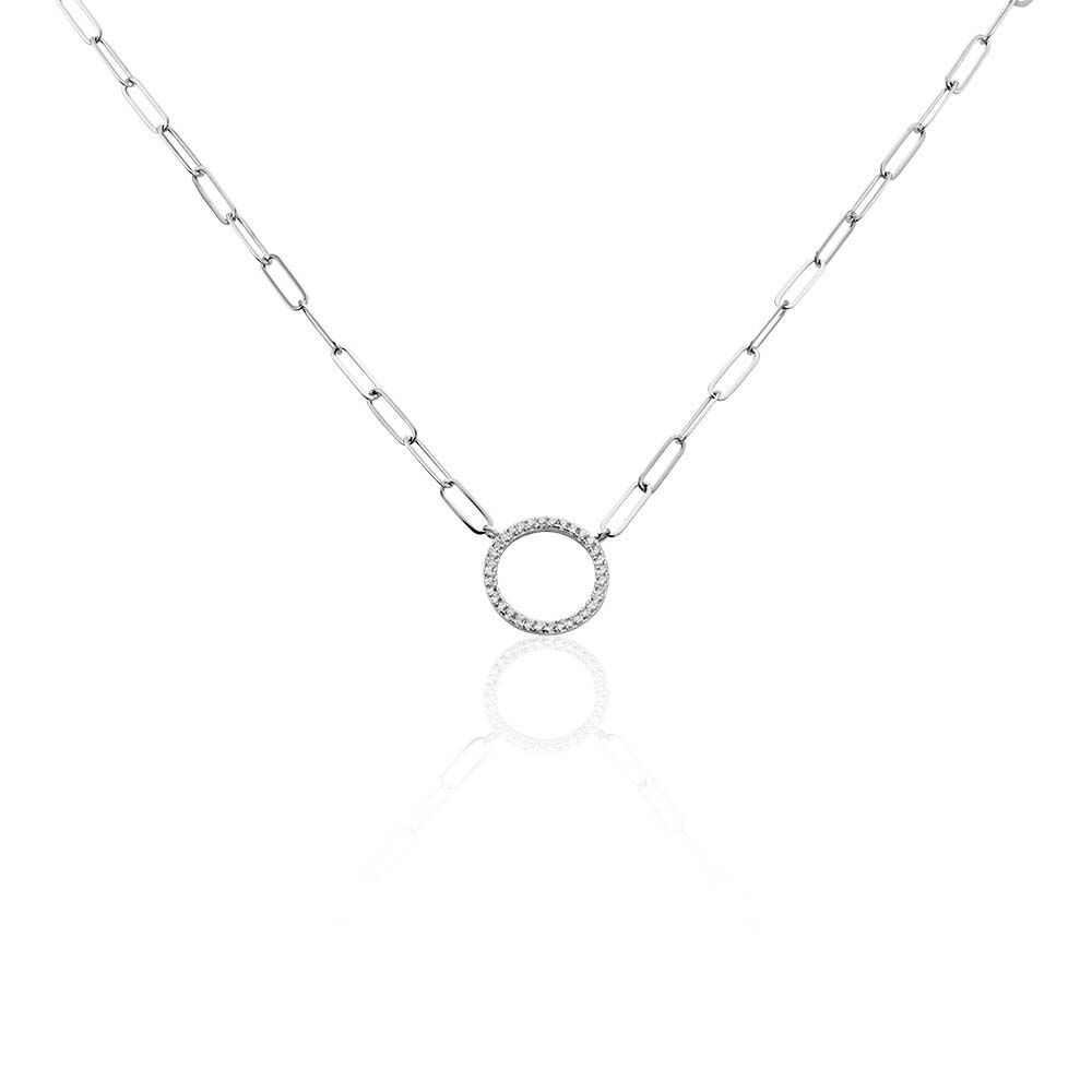 Collier Argent Sadoc Oxydes De Zirconium - Colliers avec pierres Femme | Marc Orian