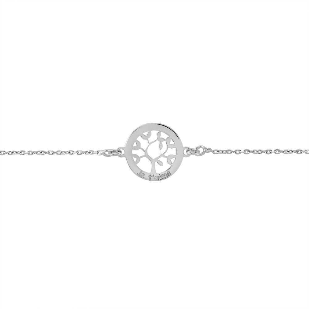 Bracelet Argent Blanc Vroon - Bracelets chaînes Femme | Marc Orian