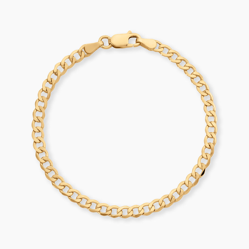 Bracelet Iris Or Jaune Maille Gourmette - Bracelets mailles Femme | Marc Orian