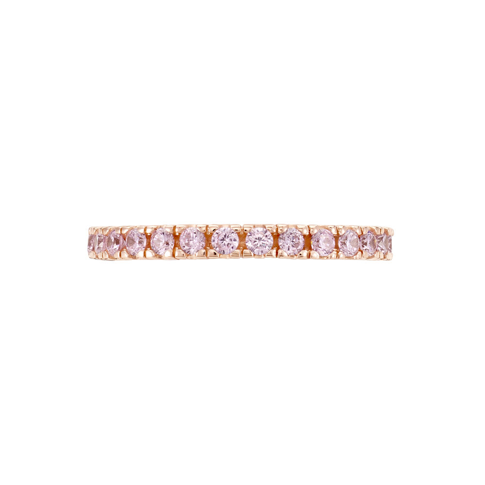 Bague Rio Argent Rose Oxyde De Zirconium - Bagues avec pierre Femme | Marc Orian