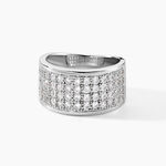 Bague Cecelia Argent Blanc Oxyde De Zirconium - Bagues avec pierre Femme | Marc Orian