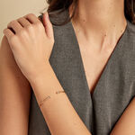 Bracelet Jonc Iza Plaque Or Jaune Oxyde De Zirconium - Bracelets joncs Femme | Marc Orian