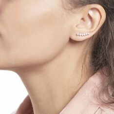 Bijoux D'oreilles Argent Siusan Oxydes De Zirconium - Boucles d'oreilles Ear cuffs Femme | Marc Orian