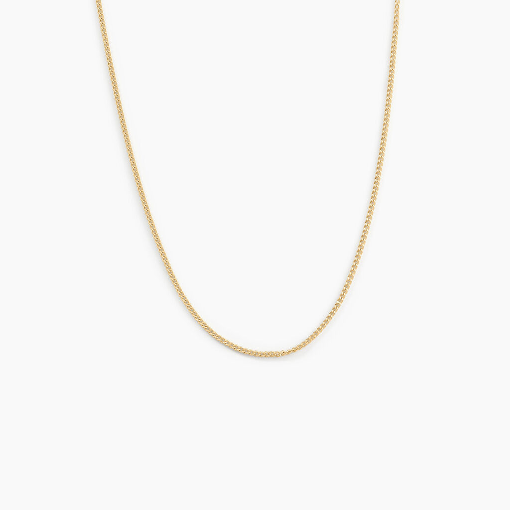 Cha&icirc;ne Clement Plaqu&eacute; Or Jaune - Colliers fantaisie Femme | Marc Orian