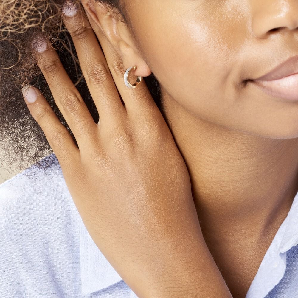 Créoles Lolicia Or Bicolore - Créoles Femme | Marc Orian