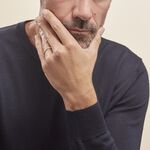 Alliance Cesarius Ruban Plat Or Bicolore - Alliances duo Unisex | Marc Orian