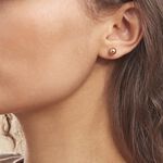 Boucles D'oreilles Puces Fidelia Boule Or Rose - Puces Femme | Marc Orian