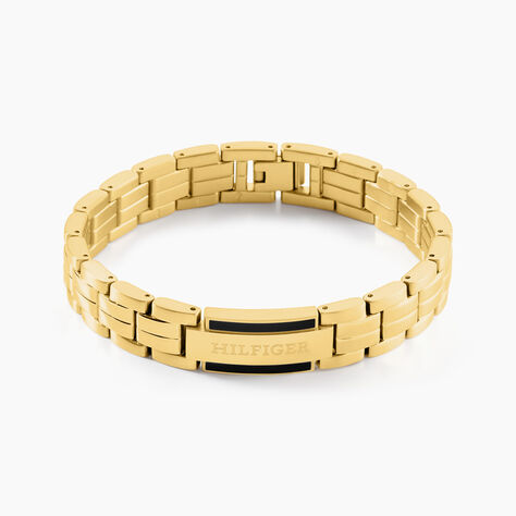 Bracelet Tommy Hilfiger Parker Acier Jaune - Bracelets cha&icirc;nes Homme | Marc Orian