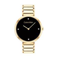 Montre Calvin Klein Minimalistic T Bar Noir - Montres classiques Femme | Marc Orian