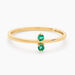 Bague Harding Or Jaune Emeraude - Bagues vintage Femme | Marc Orian
