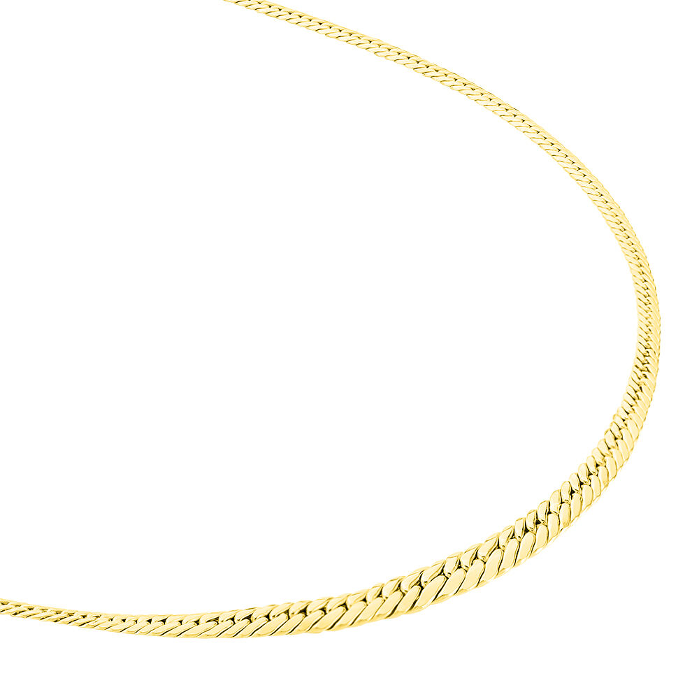 Collier Or Jaune Izel Maille Anglaise - Chaines Femme | Marc Orian