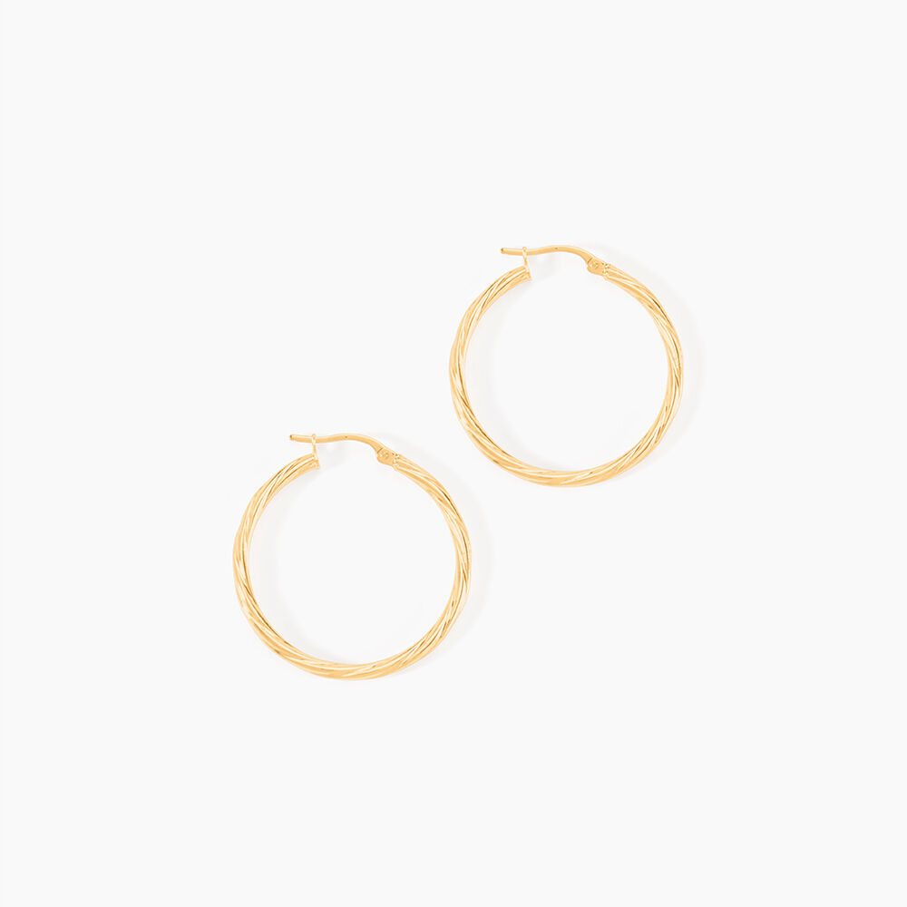 Cr&eacute;oles Youri Or Jaune - Cr&eacute;oles Femme | Marc Orian