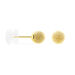 Boucles D'oreilles Puces Fidelia Boule Sablee Or Jaune - Puces Femme | Marc Orian