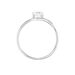 Bague Eva Or Blanc Oxyde De Zirconium - Solitaires Femme | Marc Orian