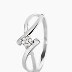 Bague Jone Or Blanc Diamant - Parures de mariage Femme | Marc Orian