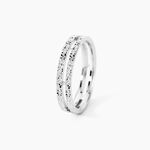 Alliance Hermanne Or Blanc - Alliances duo Unisex | Marc Orian