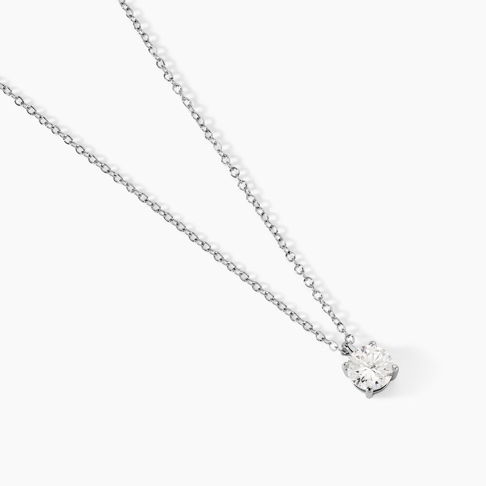 Collier Solitaire Argent Lylwenn - Colliers solitaires Femme | Marc Orian