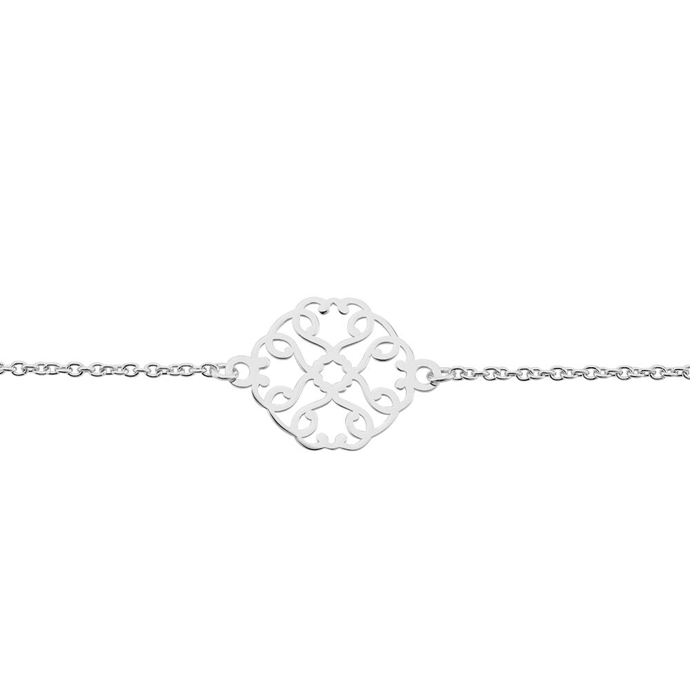 Bracelet Lev Argent Blanc - Bracelets chaînes Femme | Marc Orian