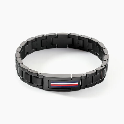 Bracelet Tommy Hilfiger Mason Acier Noir - Bracelets cha&icirc;nes Homme | Marc Orian