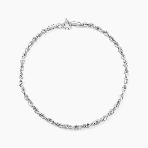 Bracelet Cordelia Or Blanc - Bracelets mailles Femme | Marc Orian
