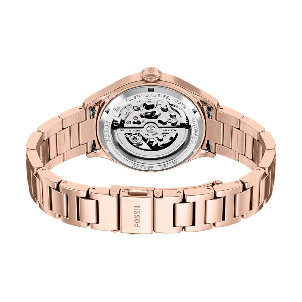 Montre Fossil Gilmore Automatic Rose - Montres automatiques Femme | Marc Orian
