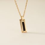 Collier Phebus Him Acier Jaune - Colliers fantaisie Homme | Marc Orian