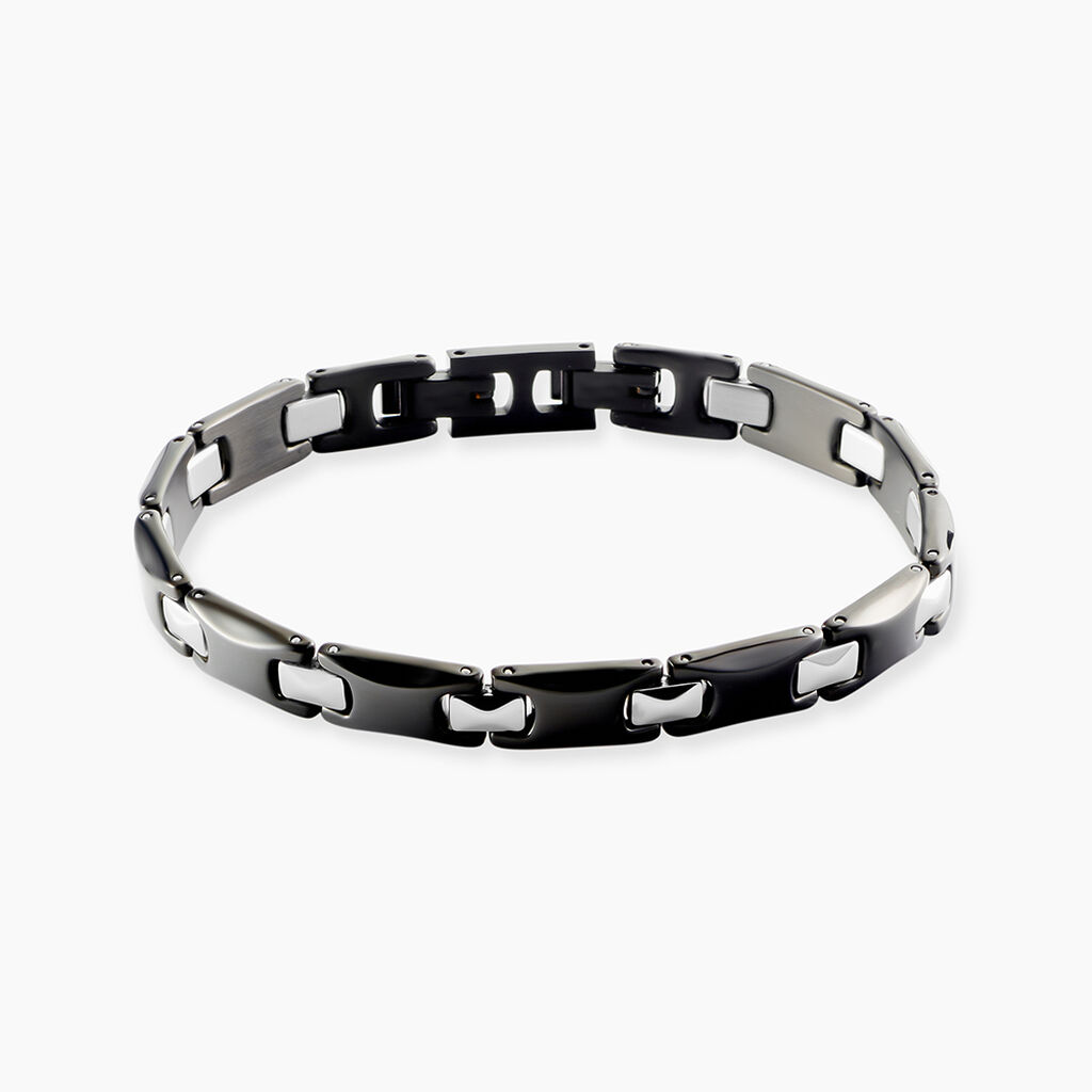 Bracelet Jourdan Halldor Acier Argent&eacute; - Bracelets cha&icirc;nes Homme | Marc Orian