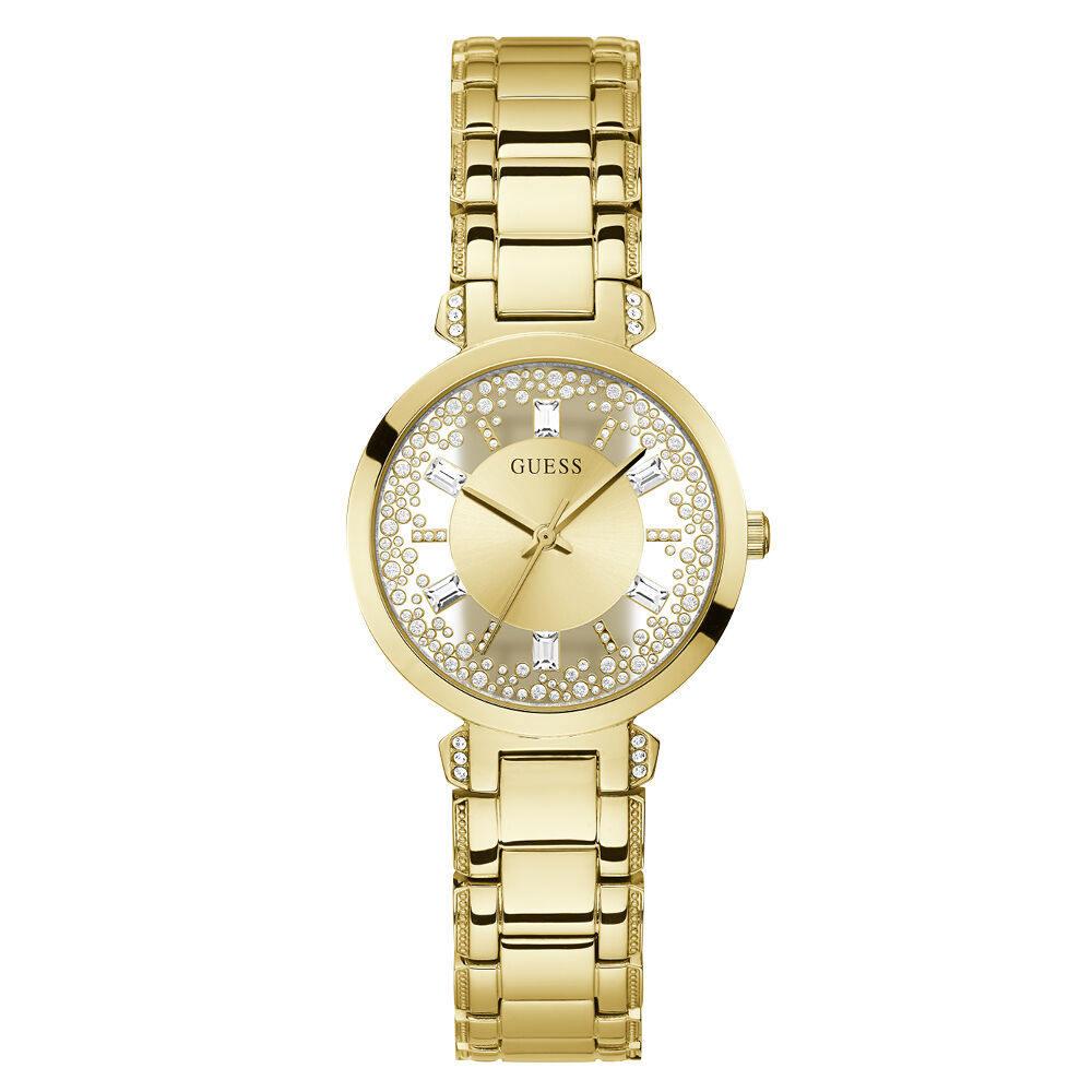 Montre Guess Crystal Clear Champagne - Montres étanches Femme | Marc Orian