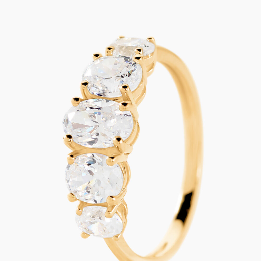 Bague Astarte Or Jaune Oxyde De Zirconium - Solitaires Femme | Marc Orian