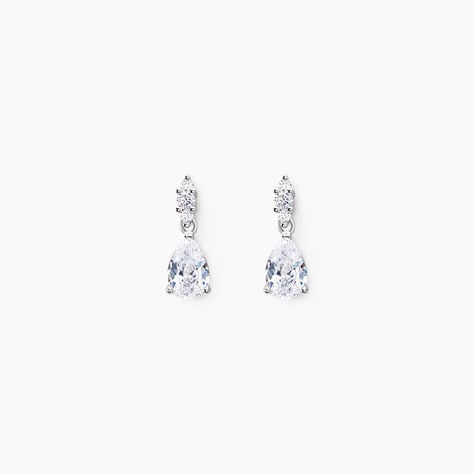 Boucles D'oreilles Pendantes Marie-helena Argent  Oxyde De Zirconium - Pendantes Femme | Marc Orian