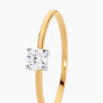 Solitaire Or Jaune Philys Oxyde De Zirconium - Solitaires Femme | Marc Orian