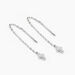 Boucles D'oreilles Pendantes Siem Argent Blanc Oxyde De Zirconium - Pendantes Femme | Marc Orian