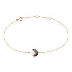 Bracelet Anne-marie Or Rose Diamant - Bracelets chaînes Femme | Marc Orian