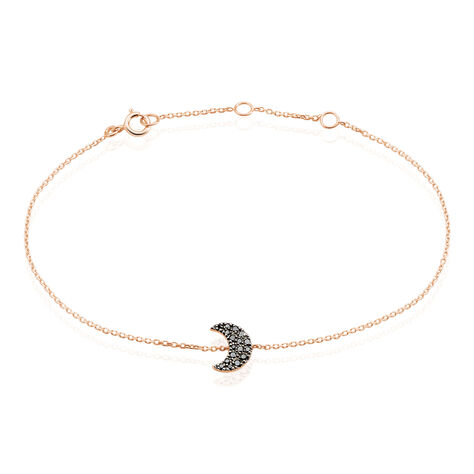 Bracelet Anne-marie Or Rose Diamant - Bracelets chaînes Femme | Marc Orian