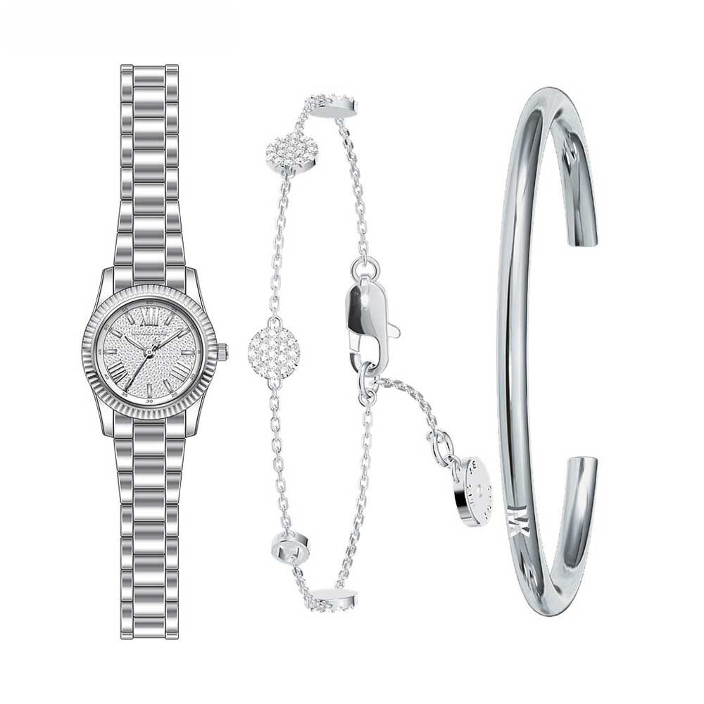 Coffret De Montre Michael Kors Micro Lexington Argenté - Nouveautés Femme | Marc Orian