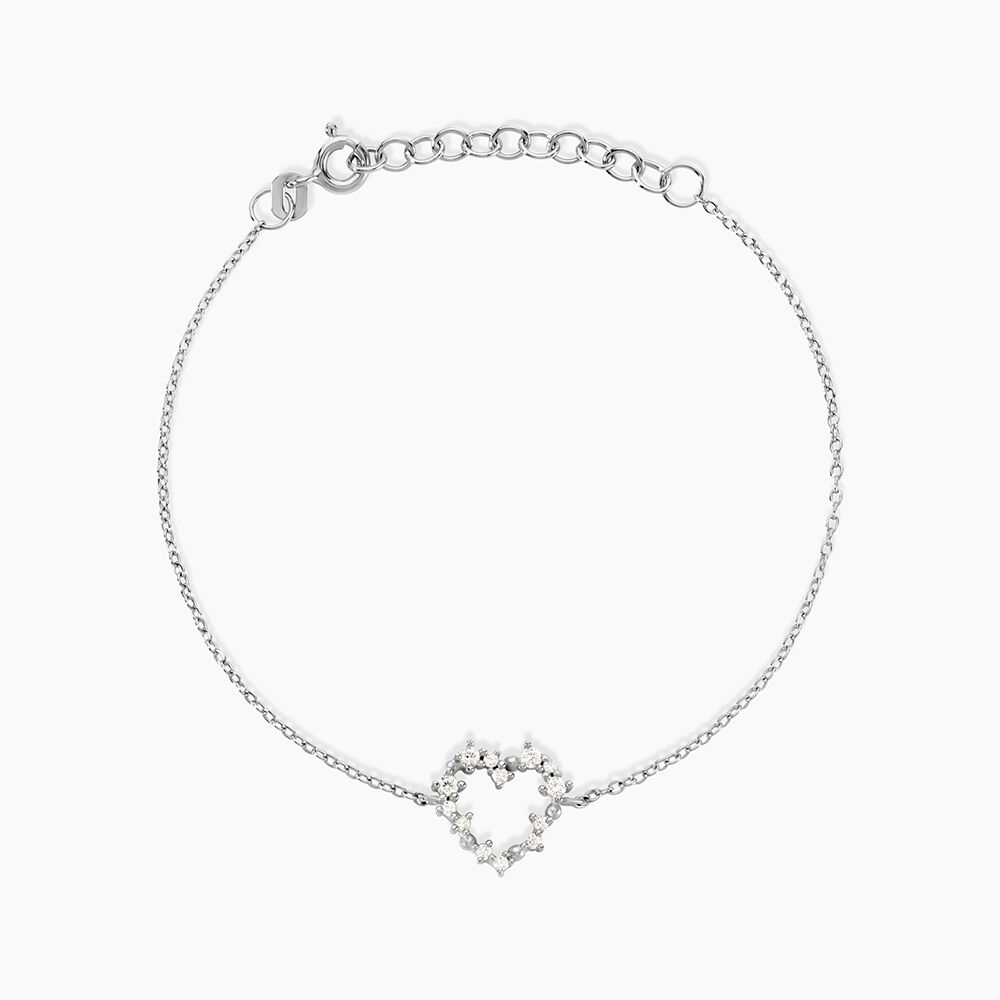 Bracelet Lovella Argent Blanc Oxyde De Zirconium - Bracelets fantaisie Femme | Marc Orian