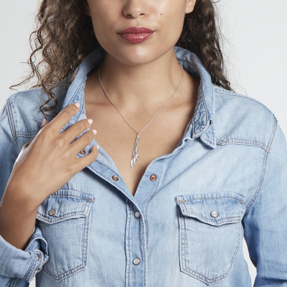 Collier Violka Argent Blanc - Colliers Femme | Marc Orian