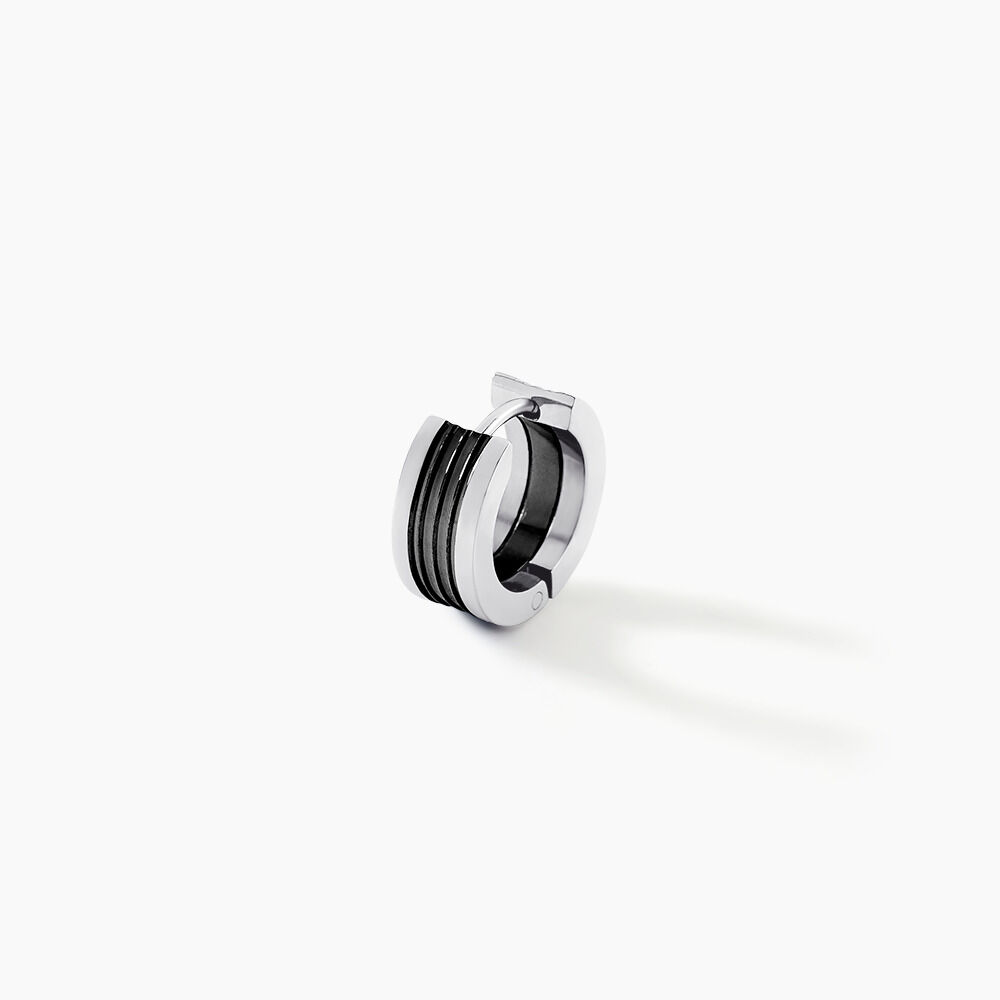 Cr&eacute;ole Unitaire Ilyo Acier Bicolore - Piercings d'oreilles Homme | Marc Orian