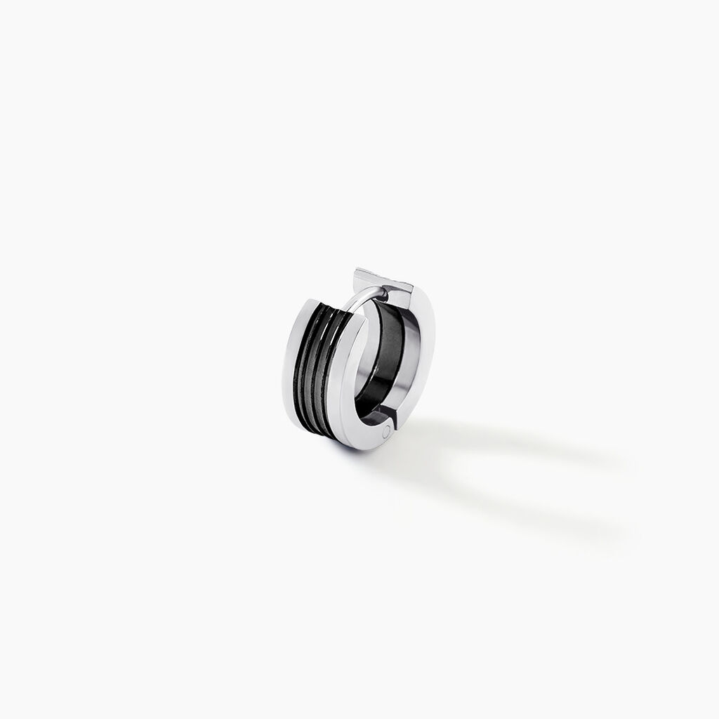 Cr&eacute;ole Unitaire Ilyo Acier Bicolore - Piercings d'oreilles Homme | Marc Orian