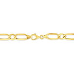 Bracelet Ophelio Maille Alternee 1/1 Or Jaune - Bracelets mailles Homme | Marc Orian