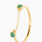 Bague Esmerald Rendez-vous Or Jaune Emeraude - Bagues vintage Femme | Marc Orian