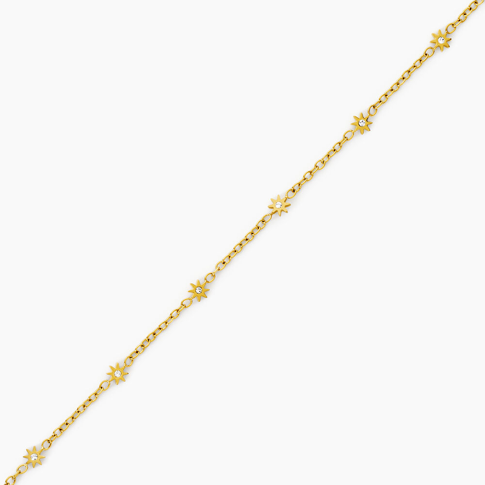 Bracelet Alma Acier Jaune Cristal - Bracelets cha&icirc;nes Femme | Marc Orian