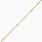 Bracelet Alma Acier Jaune Cristal - Bracelets cha&icirc;nes Femme | Marc Orian