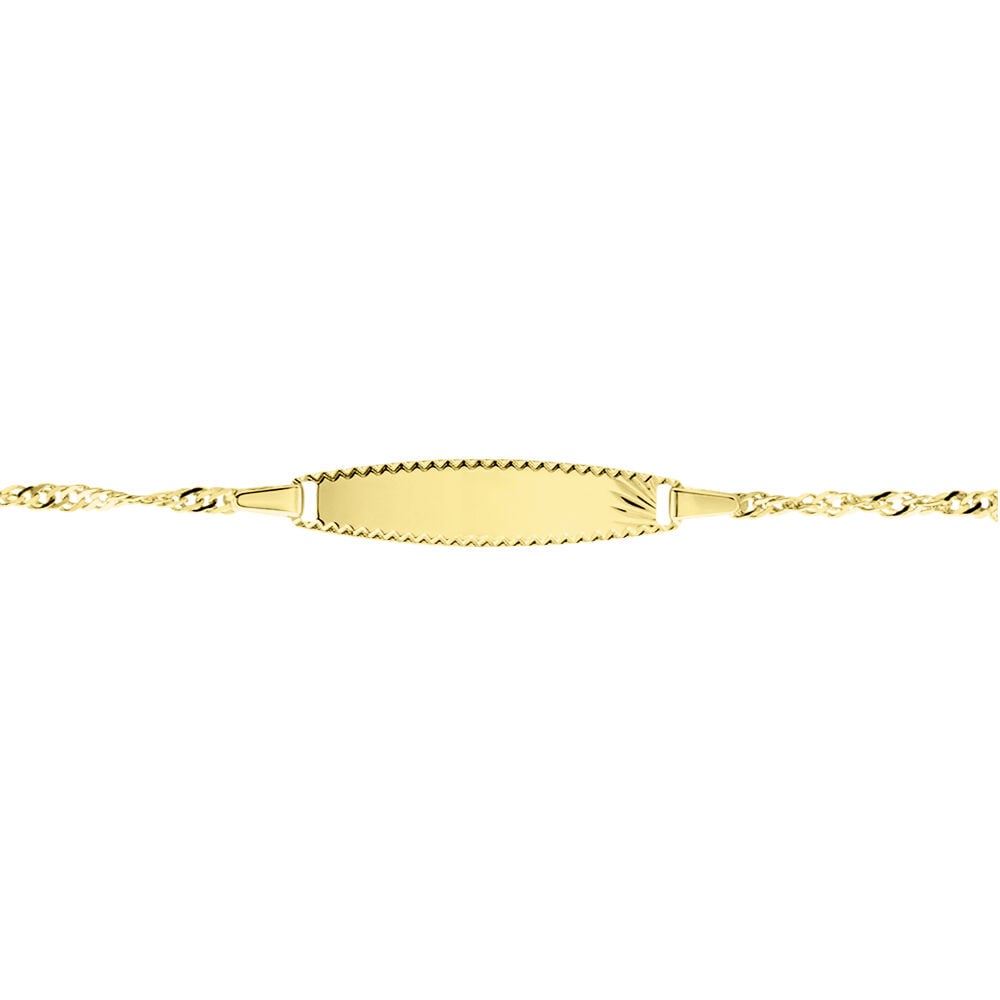 Bracelet Identite Bebe Or Jaune Ericka - Gourmettes Enfant | Marc Orian