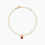 Bracelet L'amour Color&eacute; Or Jaune - Bracelets cha&icirc;nes Femme | Marc Orian